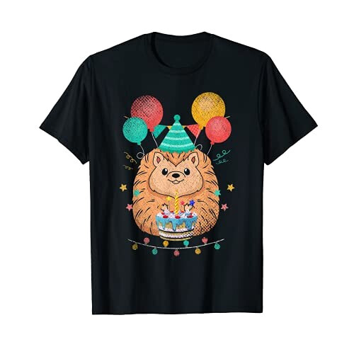 T-shirt Hérisson noir homme/femme