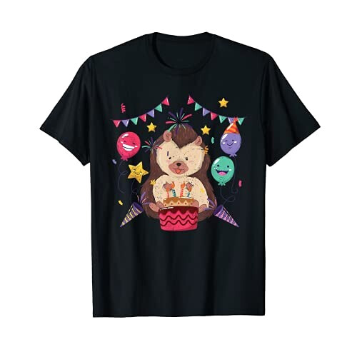 T-shirt Hérisson noir homme/femme