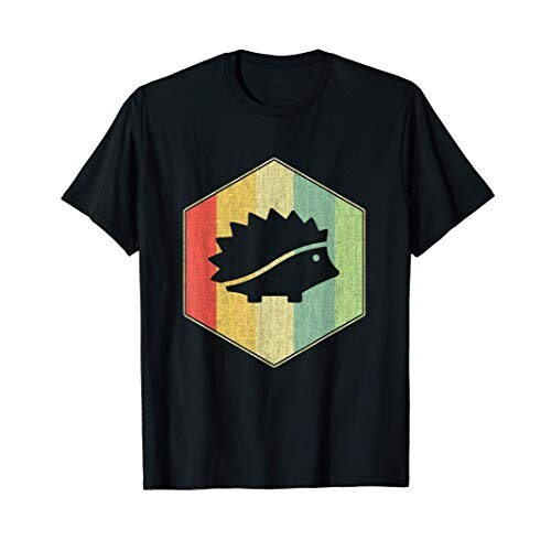 T-shirt Hérisson noir homme/femme