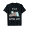 T-shirt Hippopotame noir homme/femme - miniature