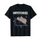 T-shirt Hippopotame noir homme/femme - miniature