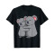 T-shirt Koala noir femme - miniature