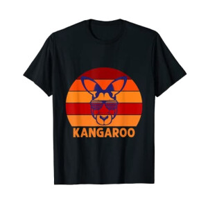 T-shirt Kangourou noir homme/femme