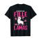 T-shirt Lama noir femme - miniature