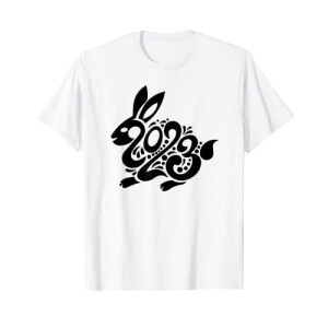 T-shirt Lapin blanc homme/femme