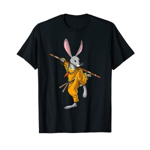 T-shirt Lapin noir homme/femme