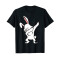 T-shirt Lapin noir homme/femme - miniature