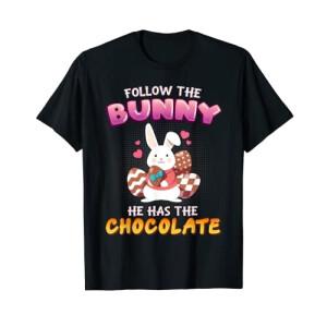 T-shirt Lapin noir homme/femme