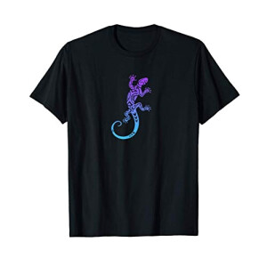 T-shirt Lézard noir homme/femme