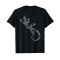 T-shirt Lézard noir homme/femme - miniature