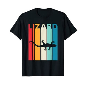 T-shirt Lézard noir homme/femme