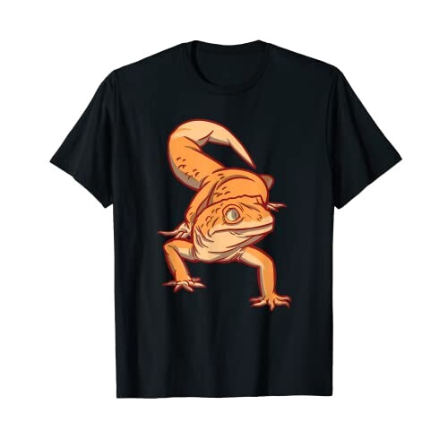 T-shirt Lézard noir homme/femme