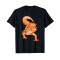 T-shirt Lézard noir homme/femme - miniature