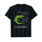 T-shirt Lézard noir homme/femme - miniature