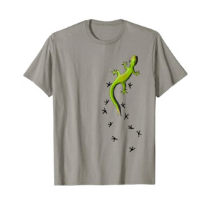 T-shirt Lézard gris homme/femme