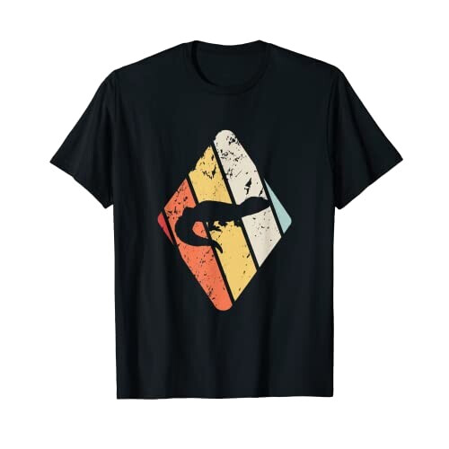 T-shirt Lézard noir homme/femme