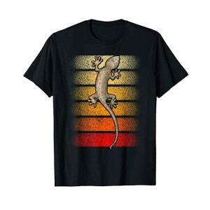 T-shirt Lézard noir homme/femme