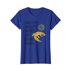 T-shirt Lézard bleu fille