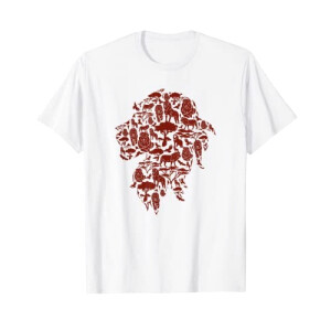 T-shirt Lion blanc homme/femme