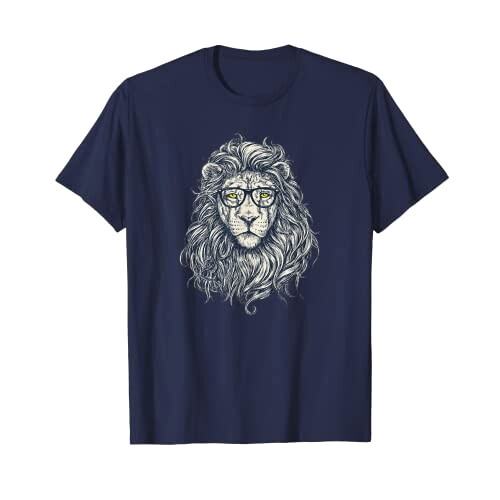 T-shirt Lion bleu homme/femme