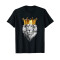 T-shirt Lion noir homme/femme - miniature