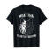 T-shirt Loup noir homme/femme - miniature