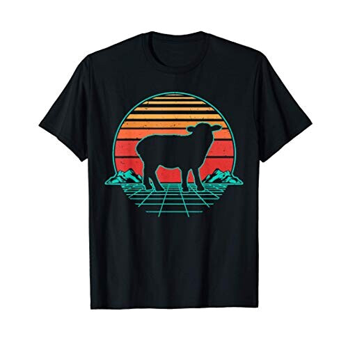 T-shirt Mouton noir homme/femme