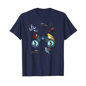 T-shirt Perroquet, Perruche - Oiseau - bleu homme/femme