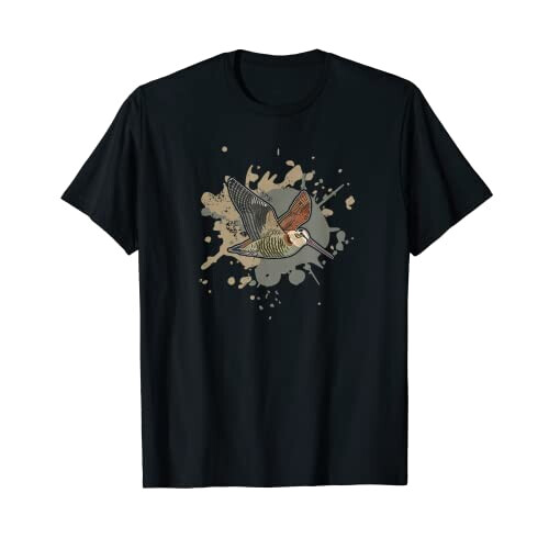 T-shirt Oiseau noir homme/femme