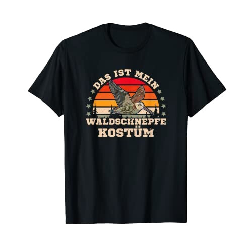 T-shirt Oiseau noir homme/femme