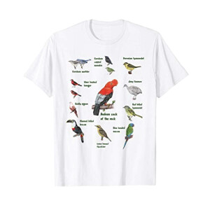 T-shirt Toucan - Oiseau - blanc homme/femme