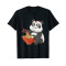 T-shirt Panda noir homme/femme - miniature