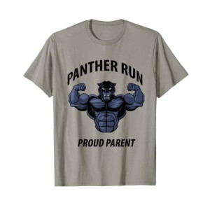 T-shirt Panthère gris homme/femme