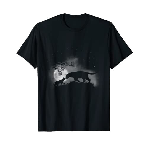 T-shirt Panthère noir homme/femme