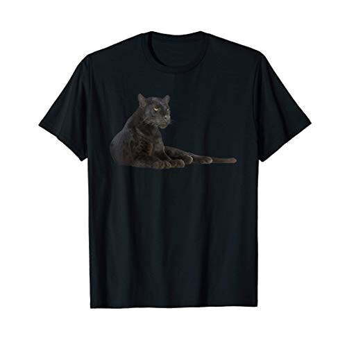T-shirt Panthère noir homme/femme