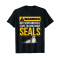 T-shirt Phoque noir homme/femme - miniature