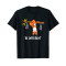 T-shirt Renard noir homme/femme - miniature