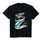 T-shirt Requin noir fille/garçon - miniature