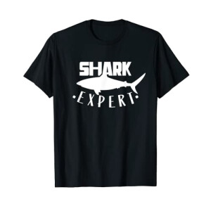 T-shirt Requin noir homme/femme