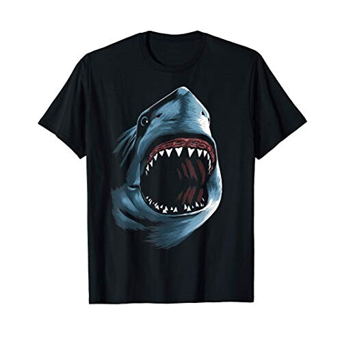 T-shirt Requin noir homme/femme