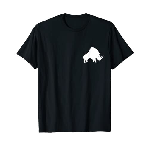 T-shirt Rhinocéros noir homme/femme