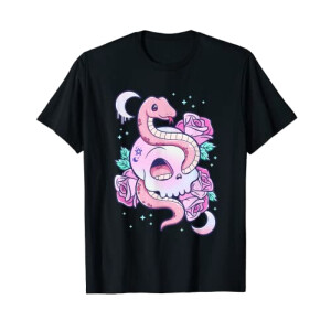 T-shirt Serpent noir homme/femme