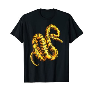 T-shirt Serpent noir homme/femme