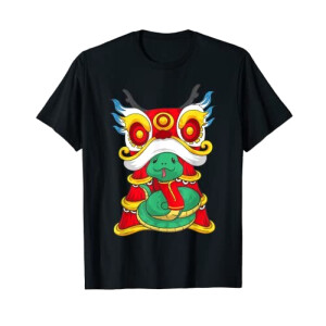 T-shirt Serpent noir fille/garçon