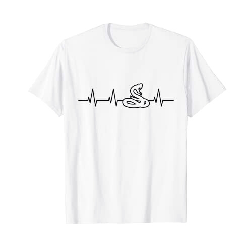 T-shirt Serpent blanc homme/femme