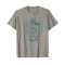 T-shirt Serpent gris homme/femme - miniature