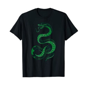 T-shirt Serpent noir homme/femme