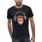 T-shirt Singe noir homme - miniature