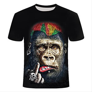 T-shirt Singe txw586 homme/femme