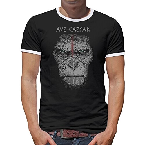 T-shirt Singe noir homme